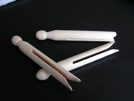 Birch Mini Wooden Pegs