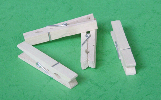Birch Wooden Clothes Pegs