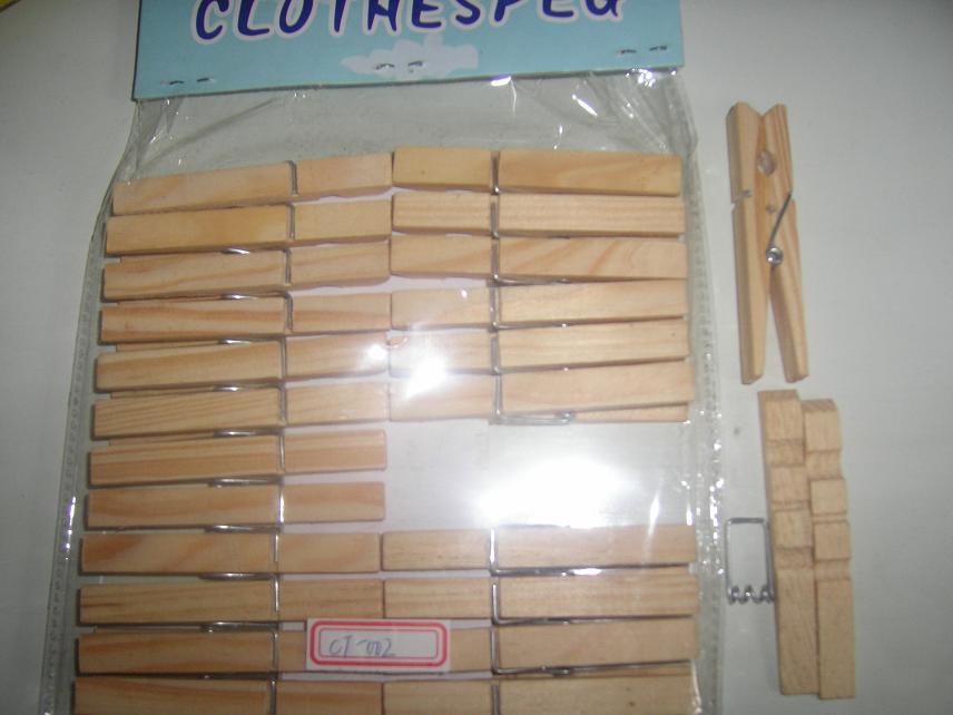 Pine Wooden Clothespins