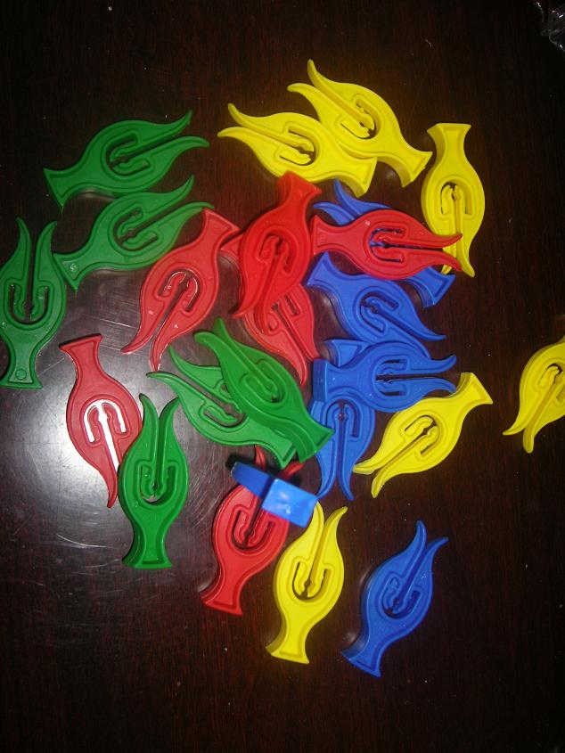 Tiny Plastic Clothes Pins