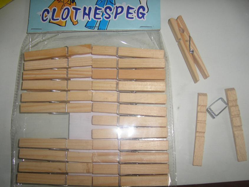 Pine Wooden Clothes Pegs