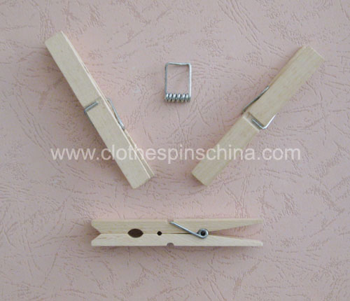 10cm Large Wooden Clothespin Pegs