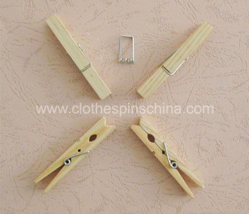 7.2cm Wood Clothes Pegs