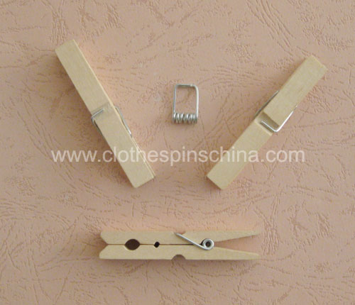 8.4cm Wood Clothespins
