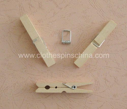 8.4cm Wood Clothespins, Wood Clothespins Manufacturer and Supplier